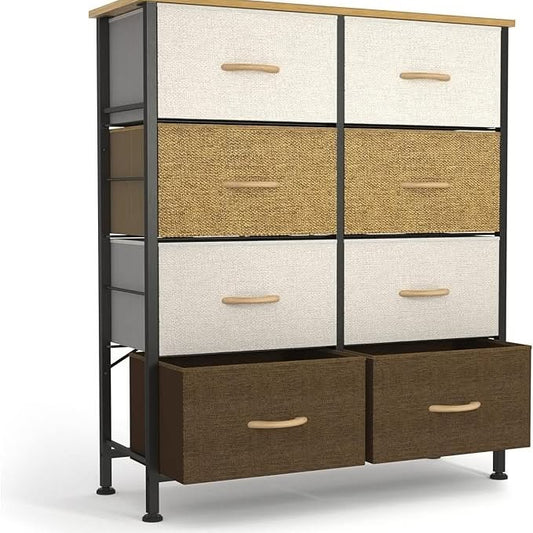 Pyraxis 8-Drawer Fabric Dresser
