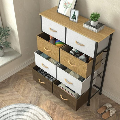 Pyraxis 8-Drawer Fabric Dresser