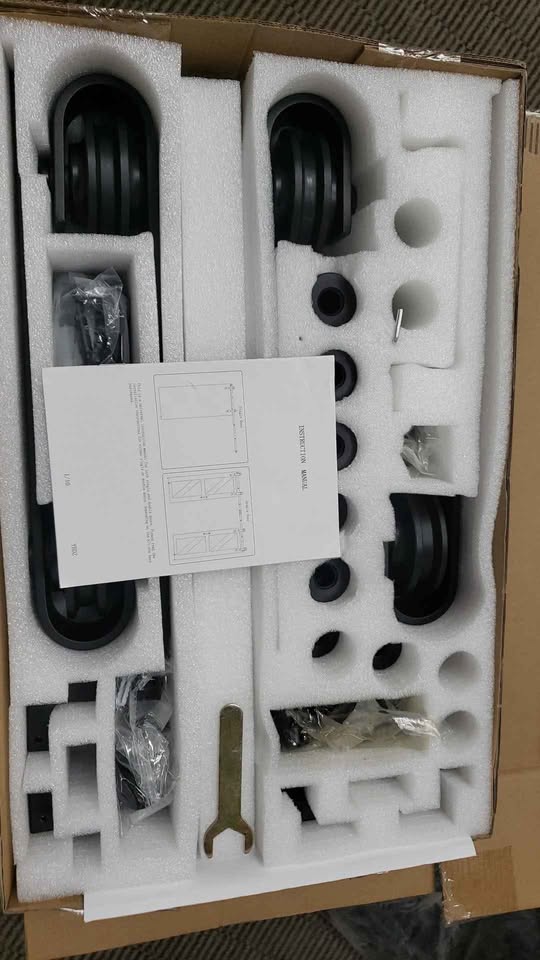 Signstek 8FT Sliding Barn Door Hardware Kit