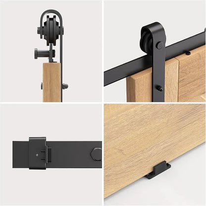 Signstek 8FT Sliding Barn Door Hardware Kit