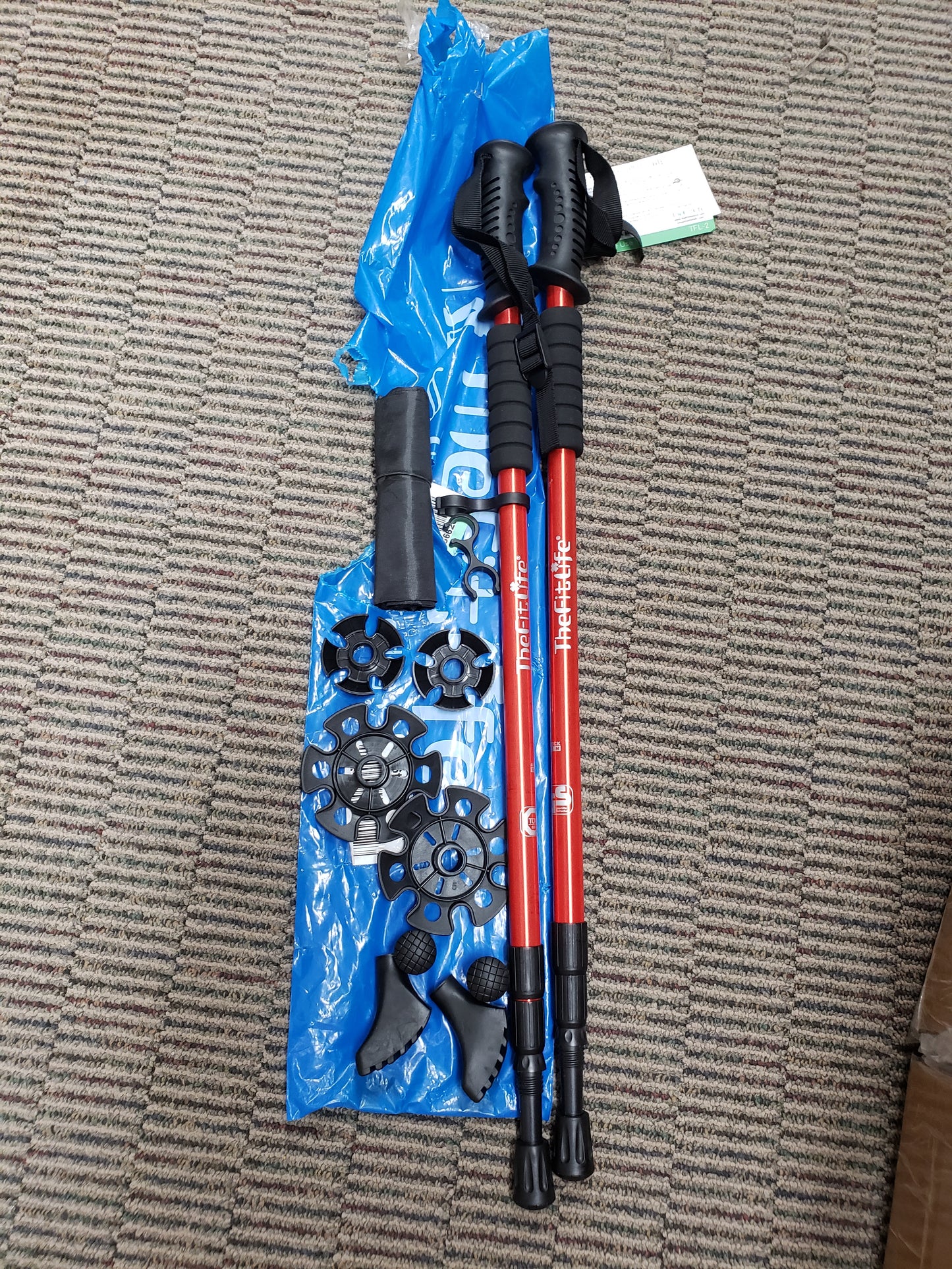 TheFitLife Nordic Walking Trekking Poles-2 Pack