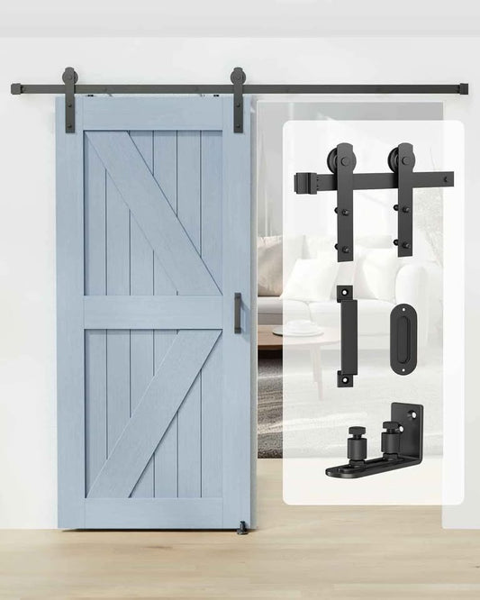 Titeck 6.6FT Barn Door Hardware Kit