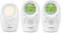 VTech DM1211-2 Digital Audio Baby Monitor – 2 Parent Units, Night Light, Silver & White