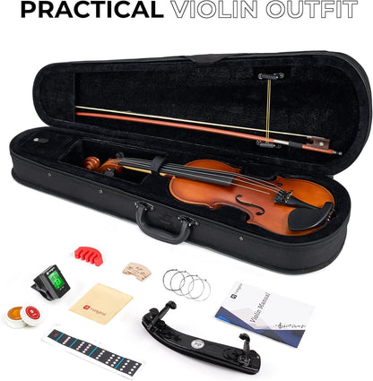 Vangoa VV-4 Acoustic Violin Outfit with Case