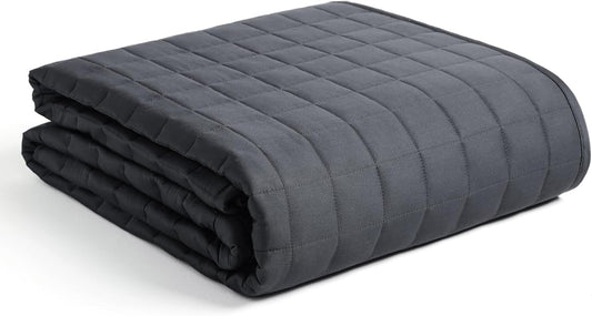 YnM 17lbs Weighted Blanket – 60x80 Inches, Dark Grey