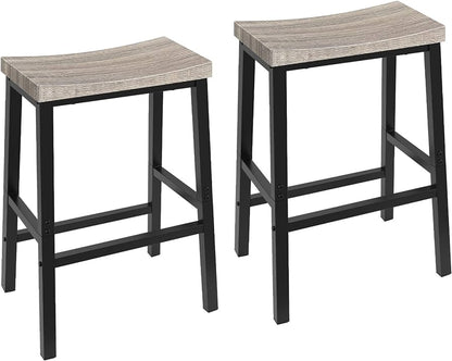 HOOBRO Bar Stools, Set of 2 Bar Chairs,