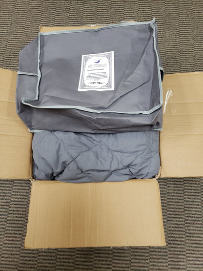 JOLLYVOGUE Weighted Blanket Queen (15lbs, 60''x80''), 